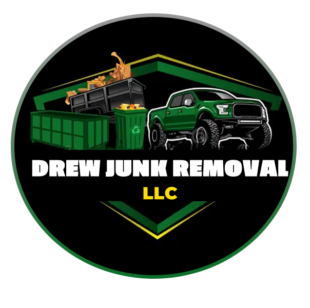 Junk removal truck and trailer